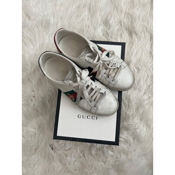 Gucci Ace Bee Embroidered Sneakers - Picture 3 of 10